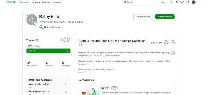 Upwork Freelancer US